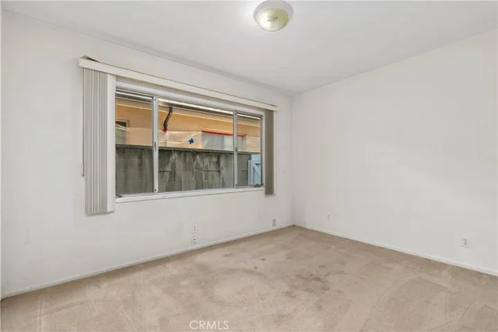 Bedroom in back unit.