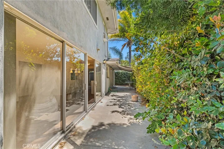 Off the large family room.