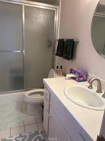 One of 2 baths in unit 361.