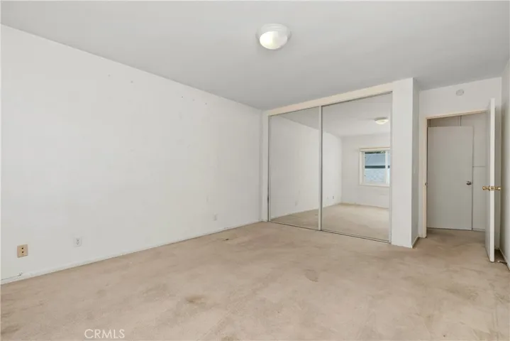 Bedroom in back unit.