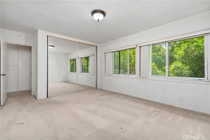 Bedroom in back unit.