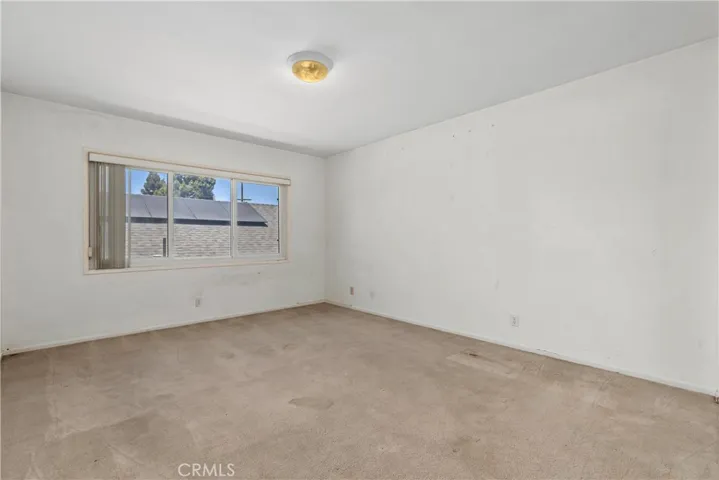 Bedroom in back unit.