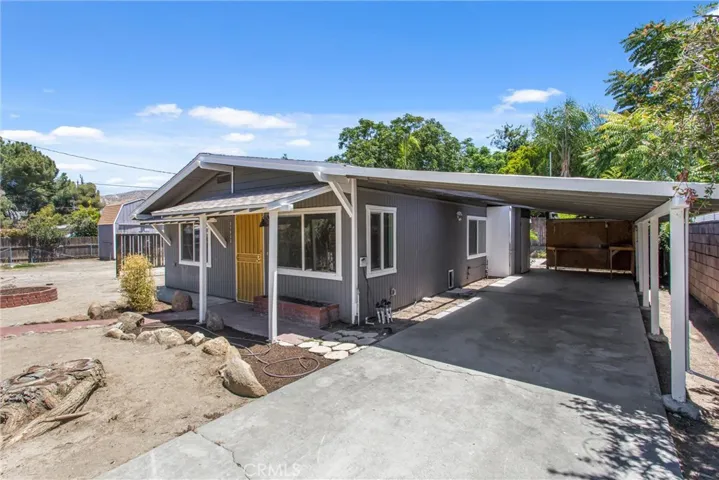 Gated carport