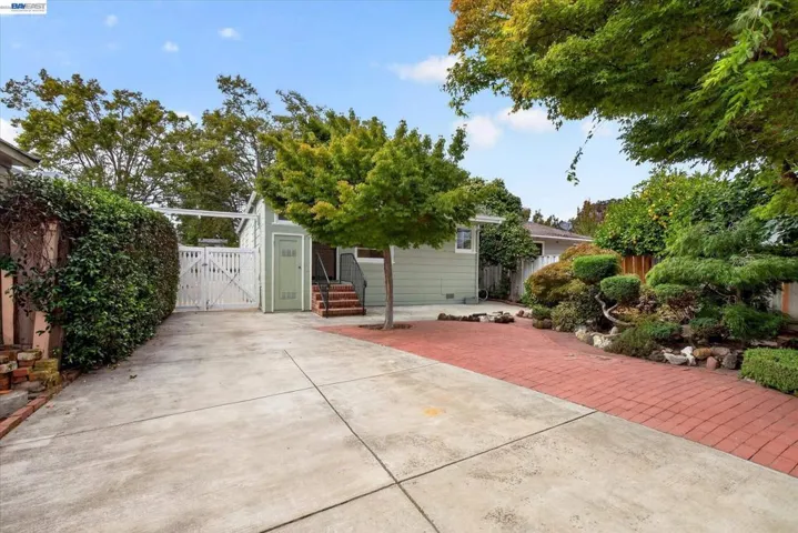 Back driveway