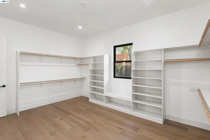 Vast primary closet