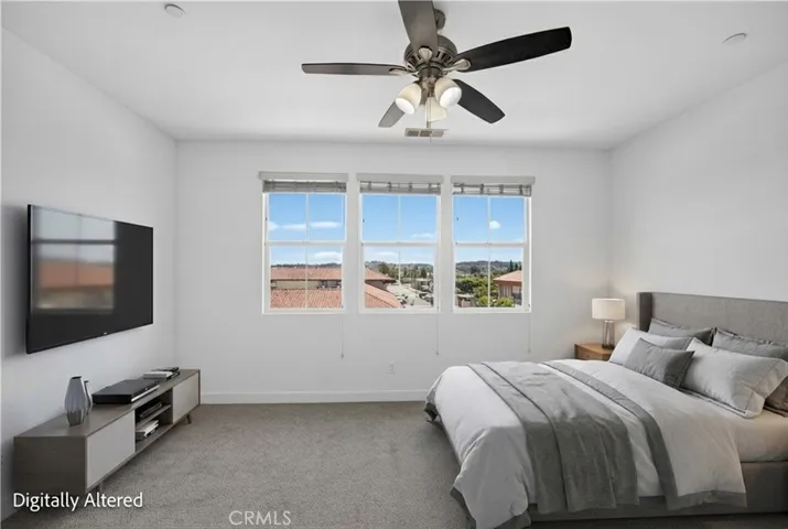 Master Bedroom is virtually staged