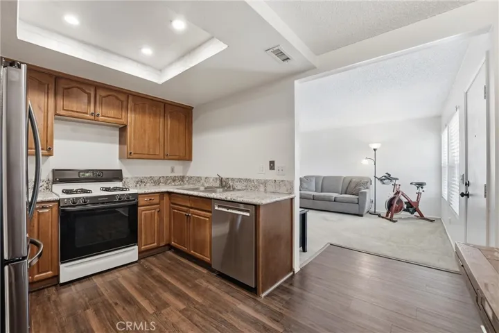 Kitchen Dining open to Living Space
