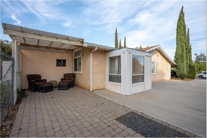 FRONT AND PATIO