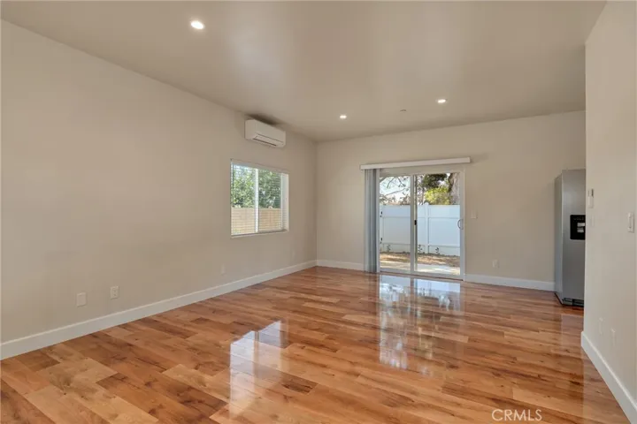 Living room and back door slider