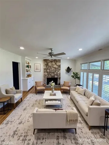 Living Room Virtually Staged