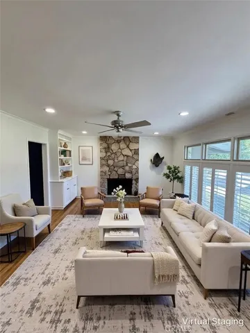 Living Room Virtually Staged