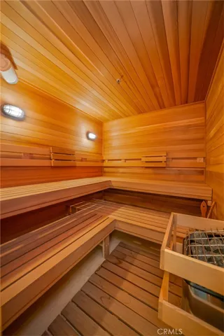 Indoor sauna room