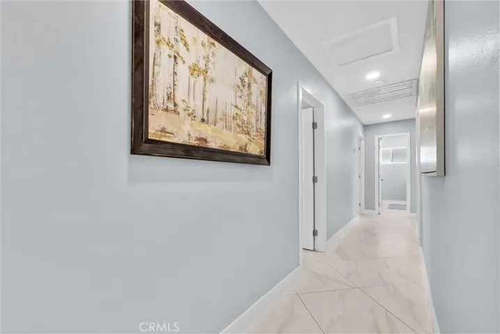 All bedrooms are down the hall.