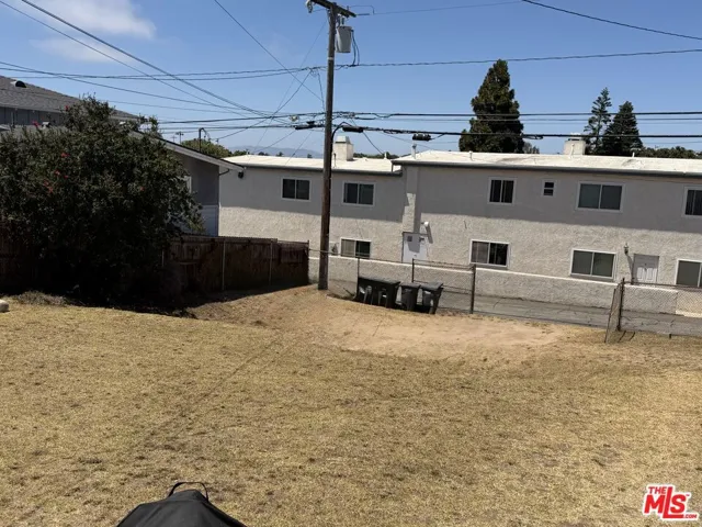 Backyard looking away from the