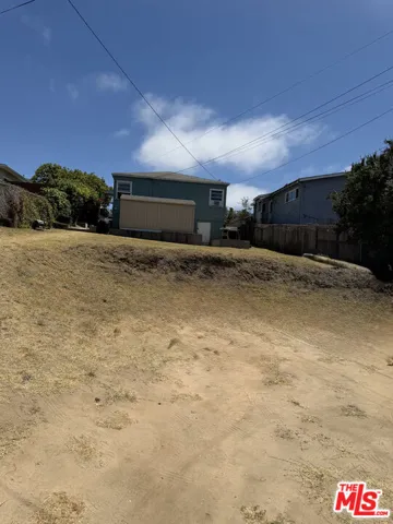 Backyard looking toward the ho