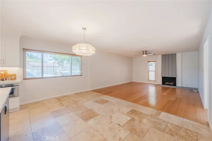 The Dining Area offers a ton of space to furnish a large Dining Table!