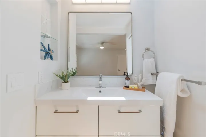 The Vanity area in the Secondary Bedroom.