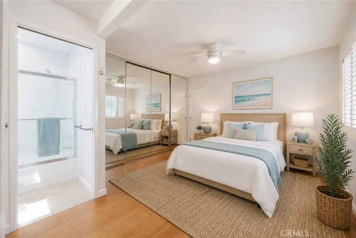 Virtually Staged Secondary Bedroom.