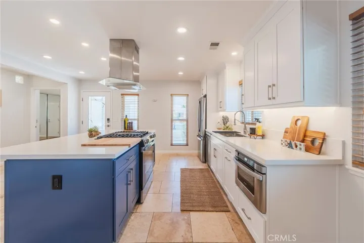 The Kitchen features Quartz Counter Tops and plenty of storage.