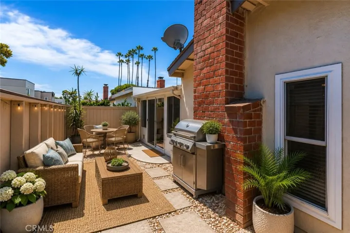Virtually Staged Patio Area