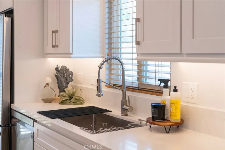 The Kitchen offers an extra large stainless steel sink and all new fixtures.