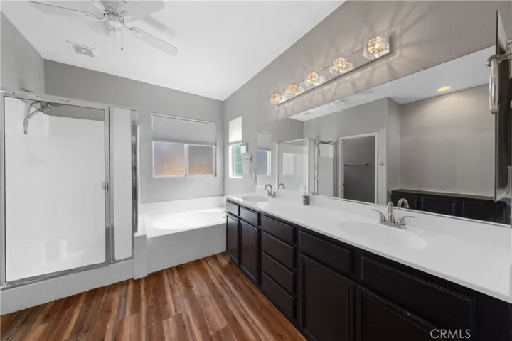 Large Walk-In Closet With Custom Wire Shelving And Ample Storage Space - Digitally Staged