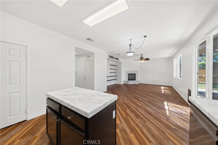Open Floor Plan Offering Seamless Flow Between The Kitchen And Family Room