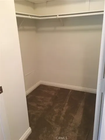 Walk in closet in master.