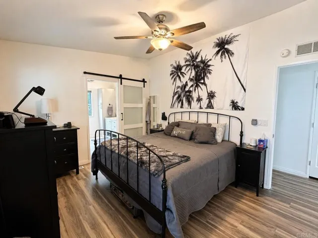 Ceiling Fan in Spacious Primary Bedroom