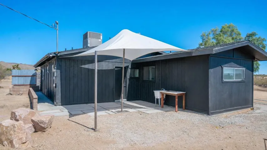 Back patio area