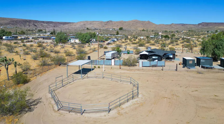 Drone- horse arena