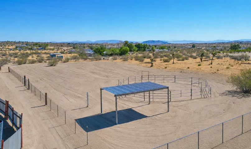 Horse arena and fencing area