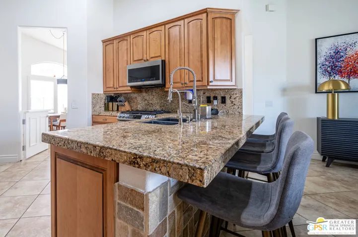kitchen bar area