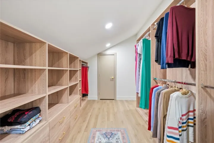 Primary closet