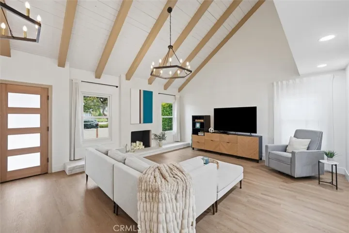 Living room to upstairs