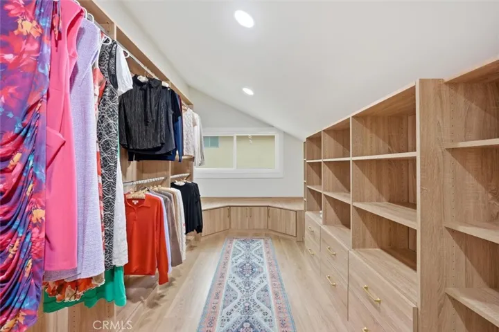 Primary closet