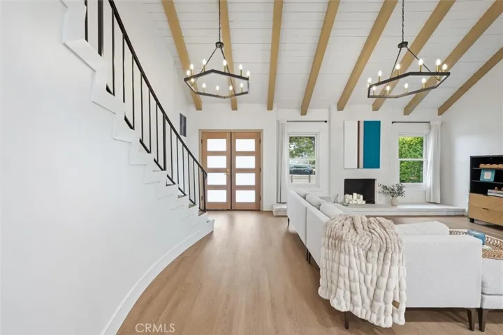 Living room to upstairs