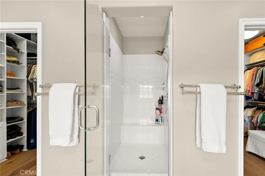 Large walk-in shower