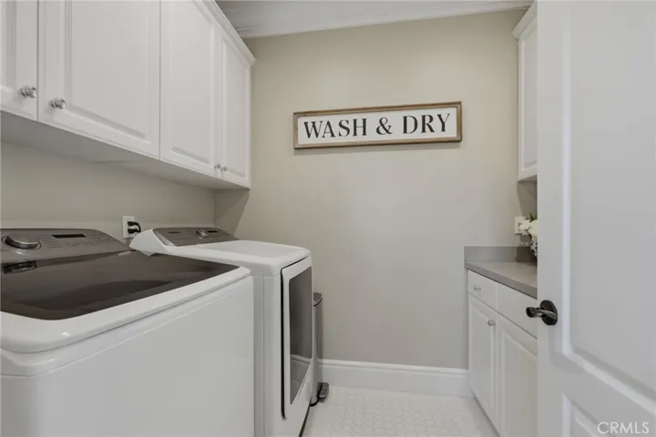 Upstairs laundry room
