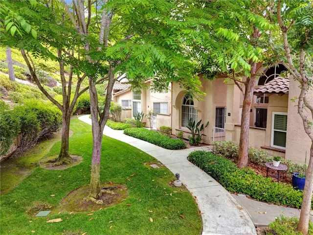 Inviting walkway to entry