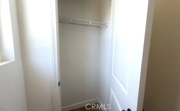 One closet at the entrance