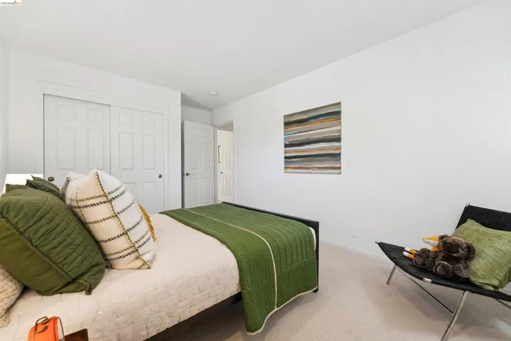 Bright room featuring neutral wall tones and plush carpet flooring