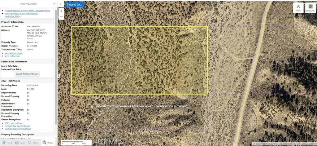 0 200, Llano, California 93544
