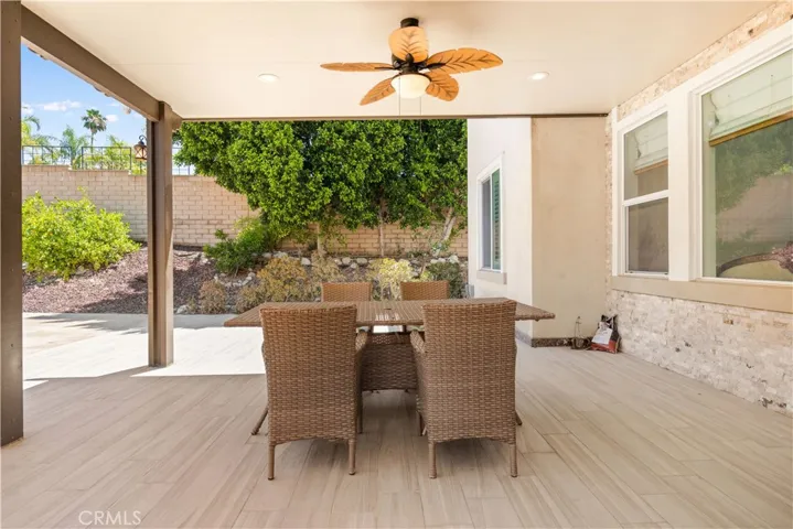 Covered patio
