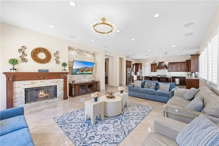 Spacious family room