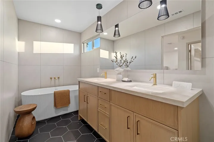 Spa-inspired master bath.
