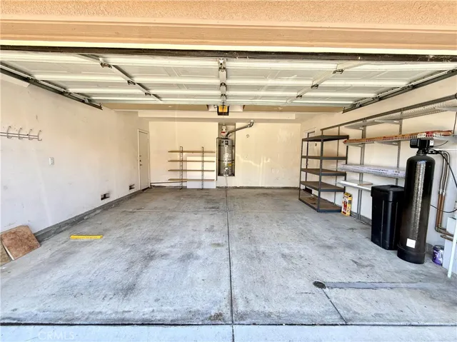 2-Car Garage with shelves