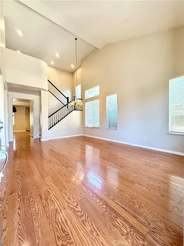 Living Room and Formal Dining Room view from front door