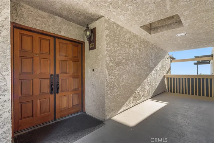 Exterior double entry doors