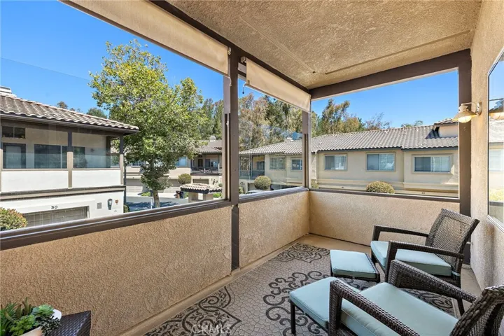 One of my favorite parts of the home! An 80% enclosed balcony.